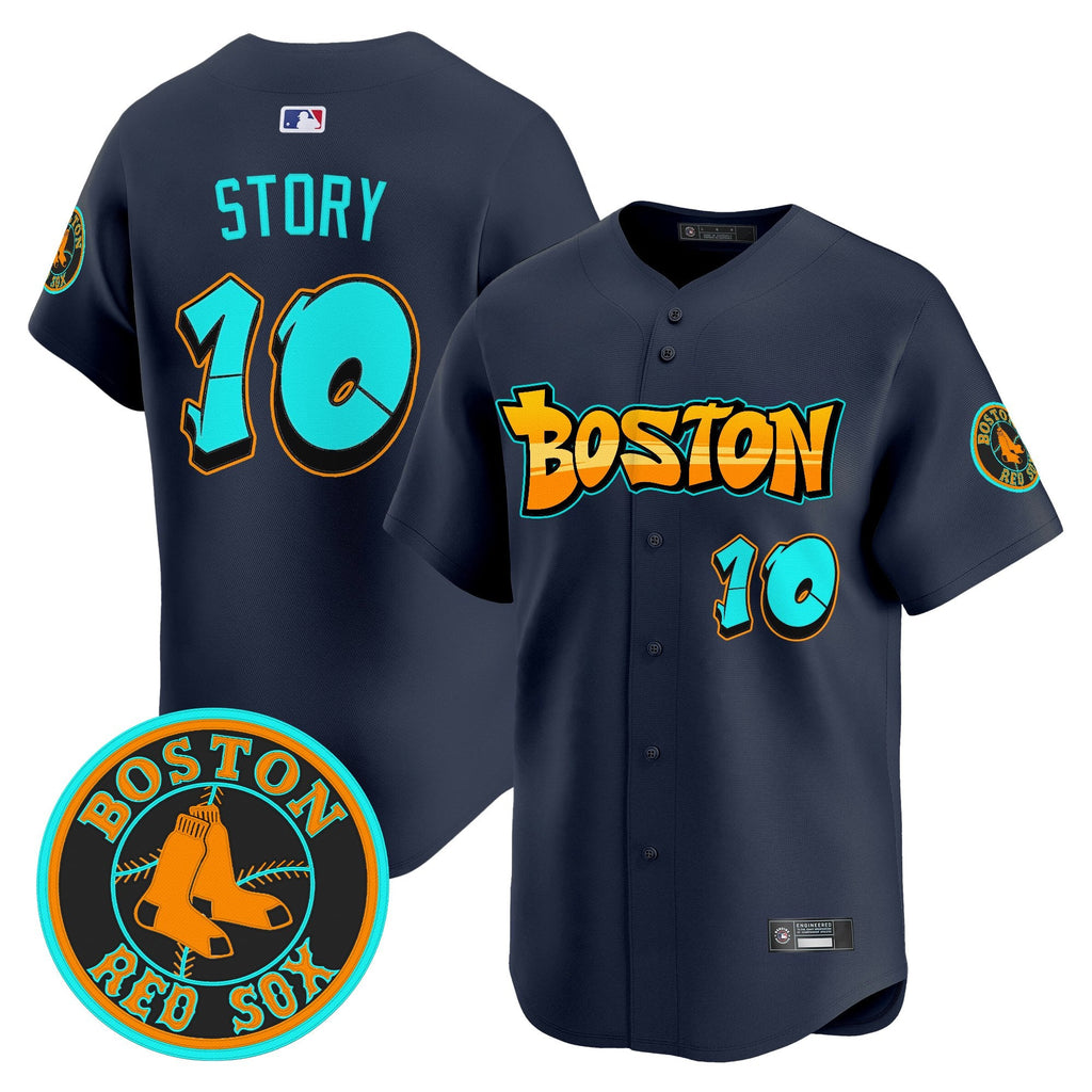 Men’s Boston ‘Graffiti Streetstyle Edition’ Vapor Premier Limited Jersey