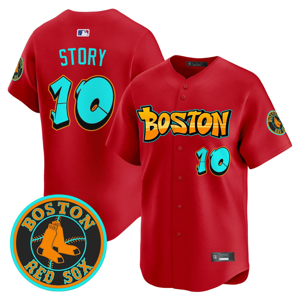 Men’s Boston ‘Graffiti Streetstyle Edition’ Vapor Premier Limited Jersey