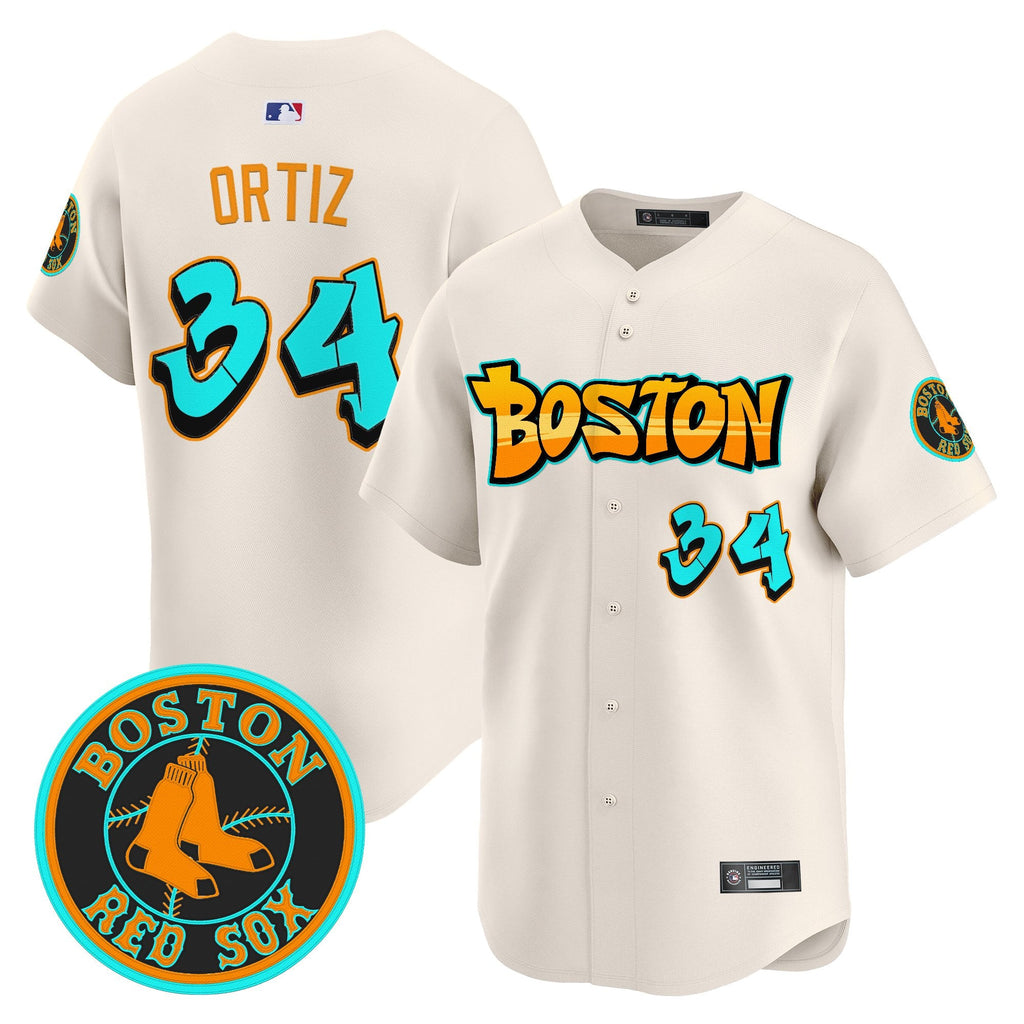 Men’s Boston ‘Graffiti Streetstyle Edition’ Vapor Premier Limited Jersey