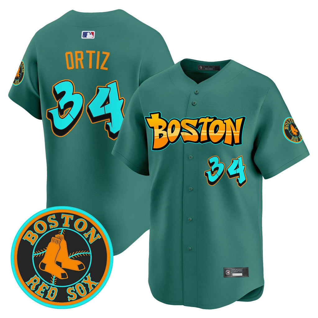 Men’s Boston ‘Graffiti Streetstyle Edition’ Vapor Premier Limited Jersey