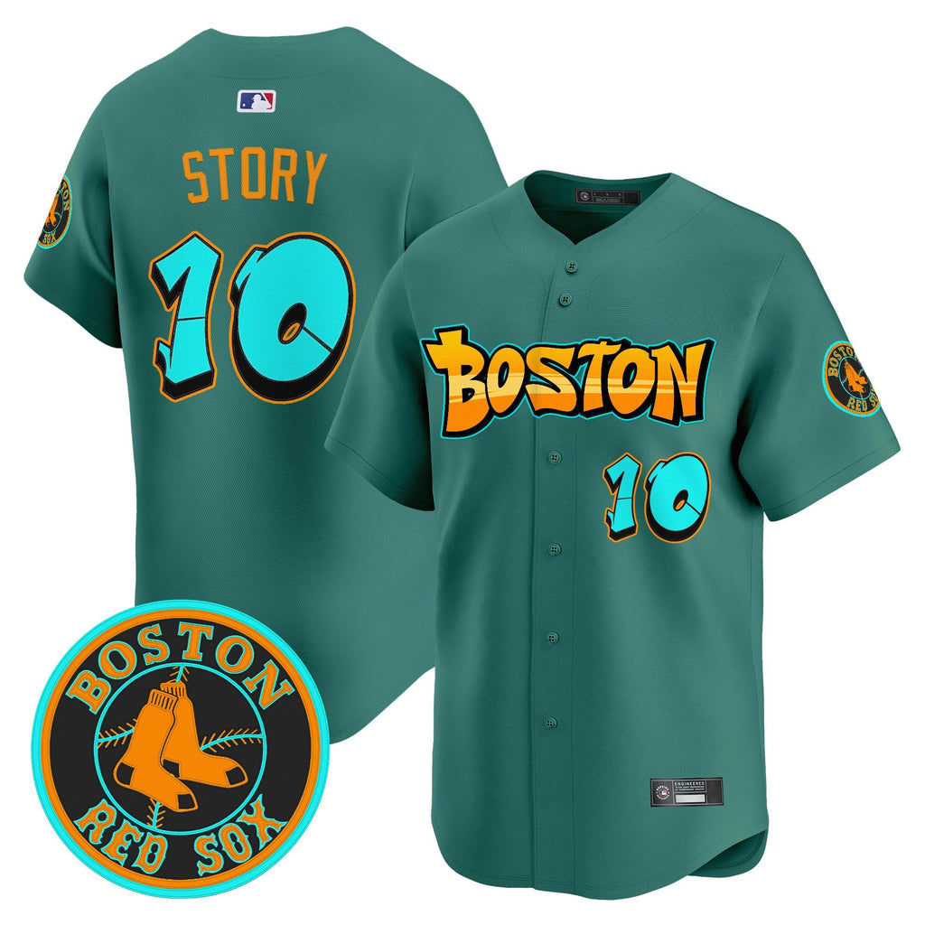 Men’s Boston ‘Graffiti Streetstyle Edition’ Vapor Premier Limited Jersey