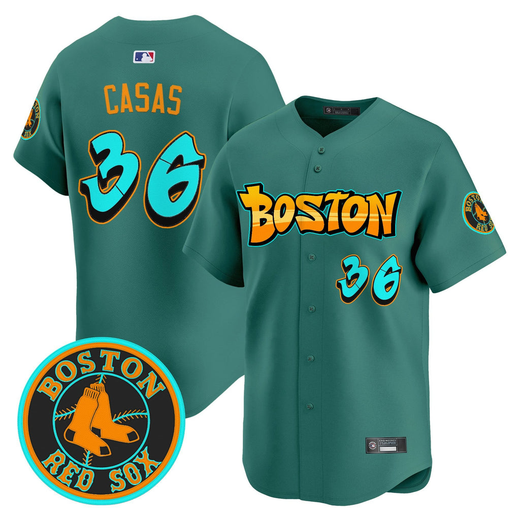 Men’s Boston ‘Graffiti Streetstyle Edition’ Vapor Premier Limited Jersey
