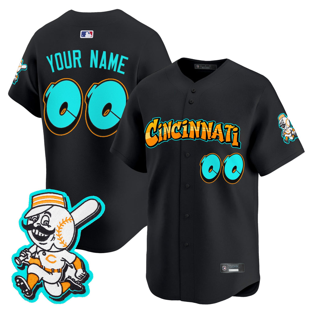 Cincinnati ‘Graffiti Queen City Edition’ Vapor Premier Limited Custom Jersey