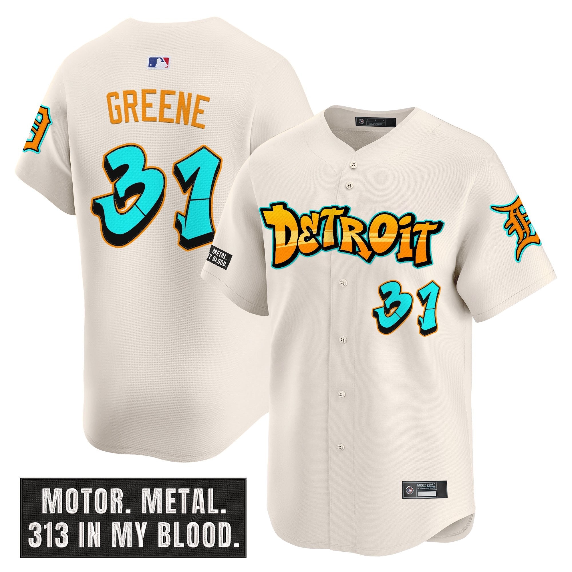 Men’s Detroit ‘Graffiti Motor City Edition’ Vapor Premier Limited Jersey