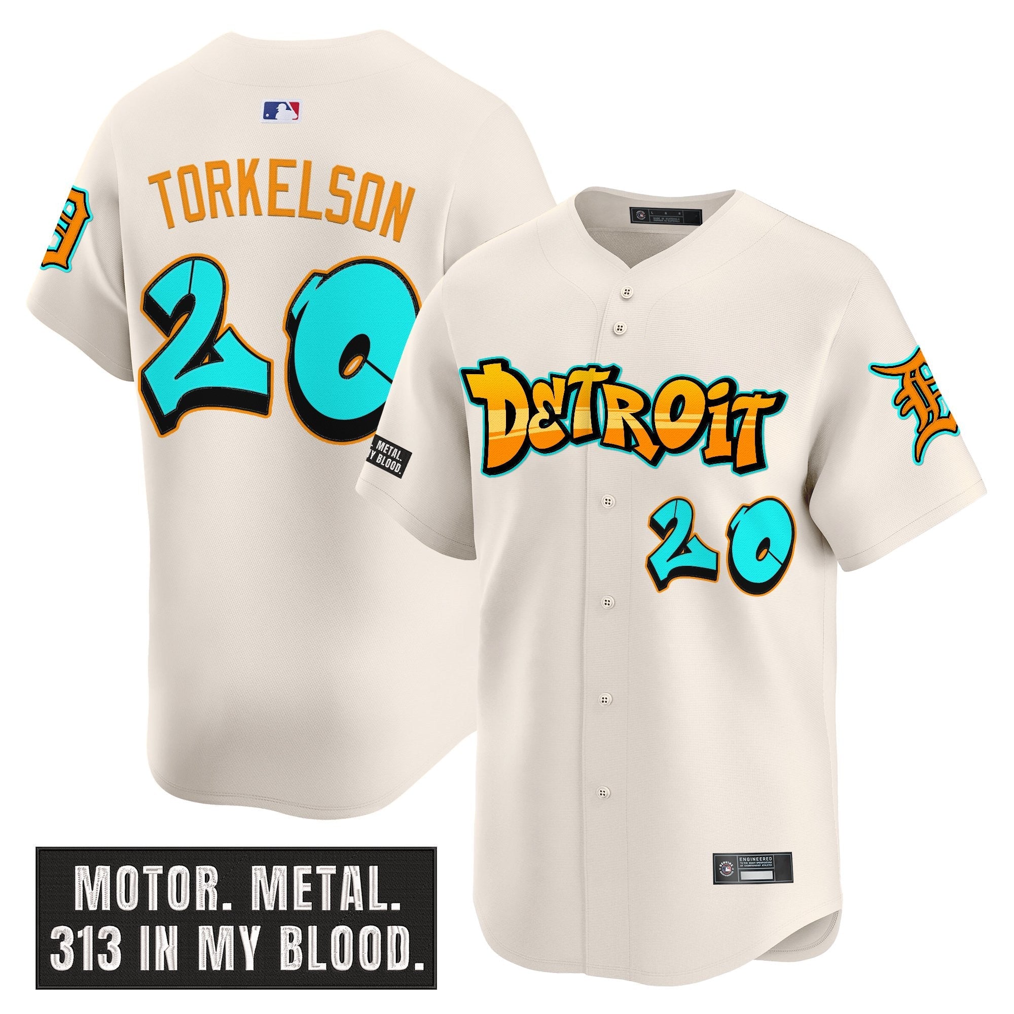 Men’s Detroit ‘Graffiti Motor City Edition’ Vapor Premier Limited Jersey