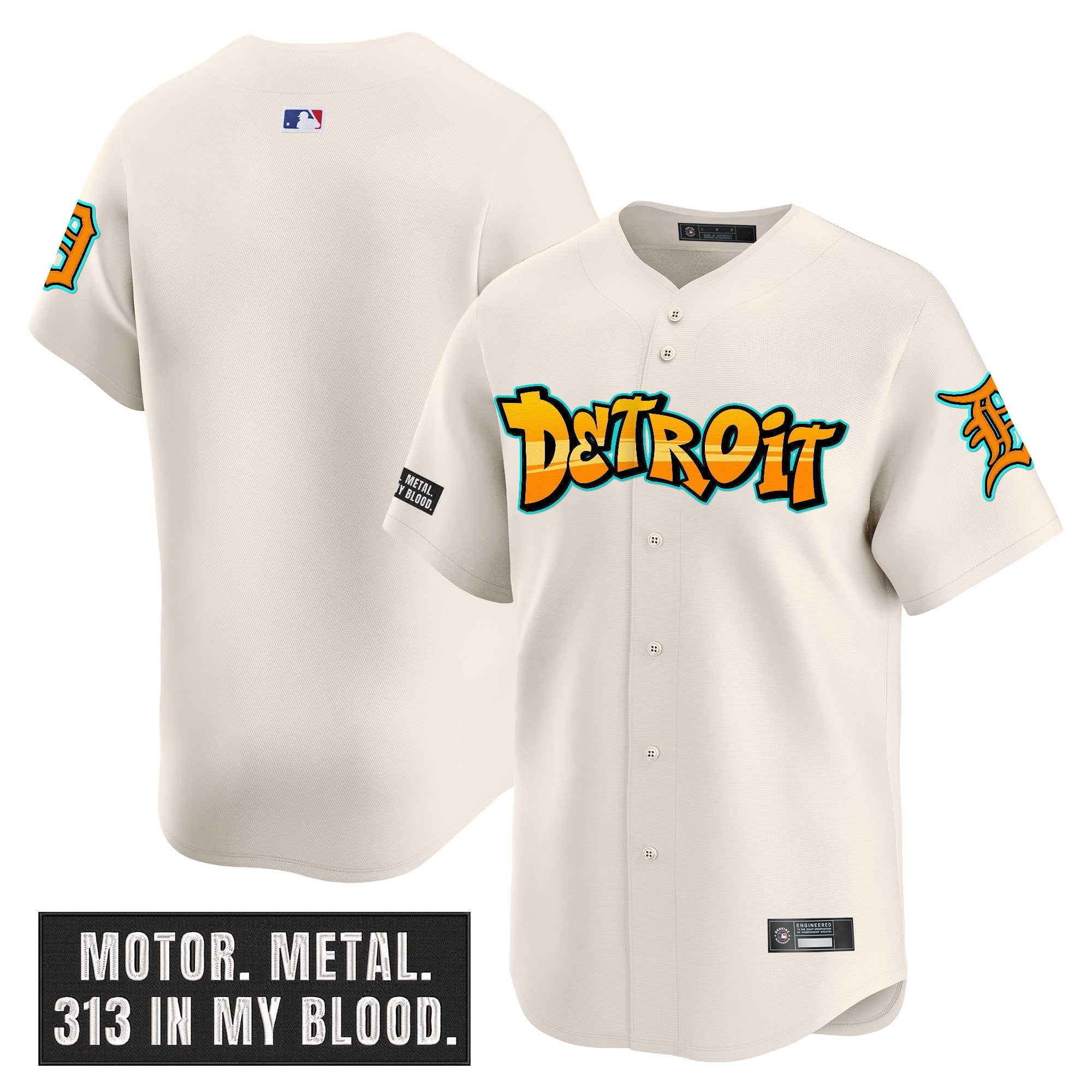 Men’s Detroit ‘Graffiti Motor City Edition’ Vapor Premier Limited Jersey