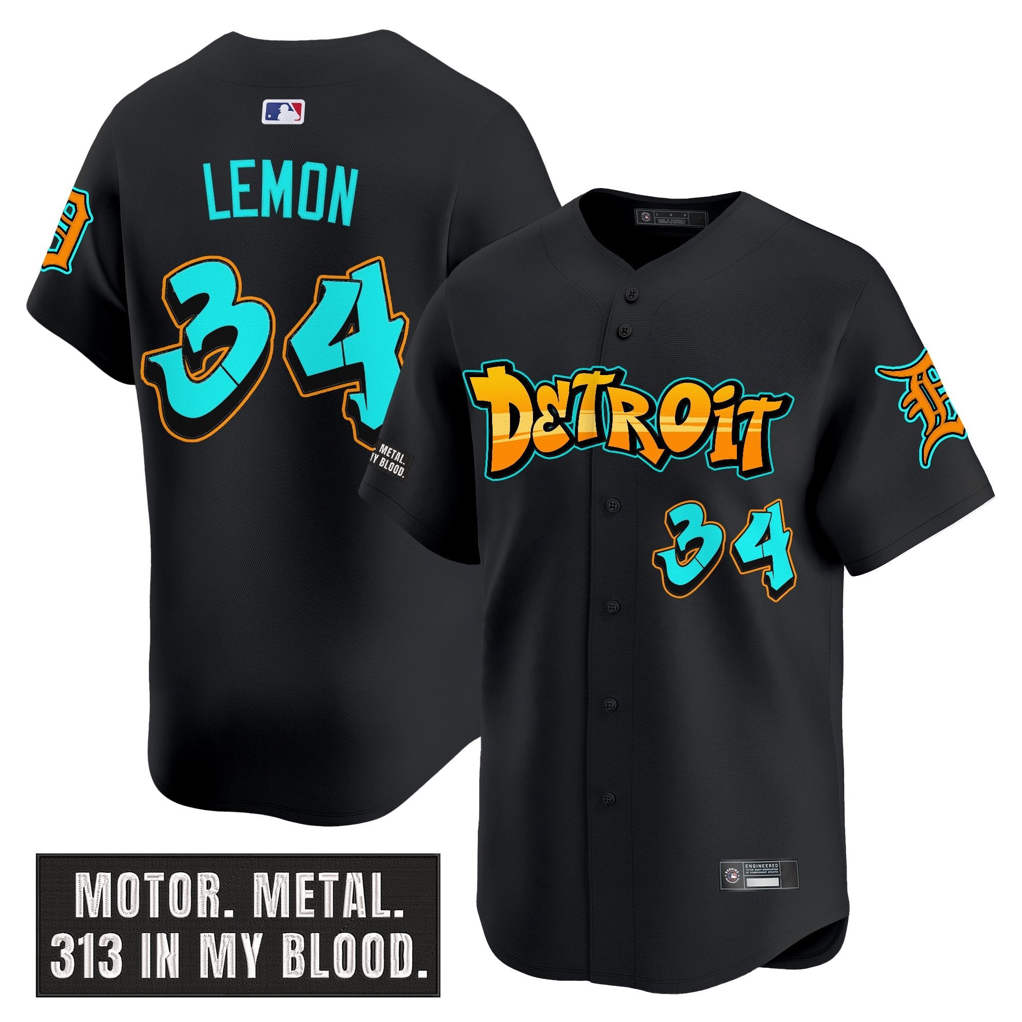 Men’s Detroit ‘Graffiti Motor City Edition’ Vapor Premier Limited Jersey