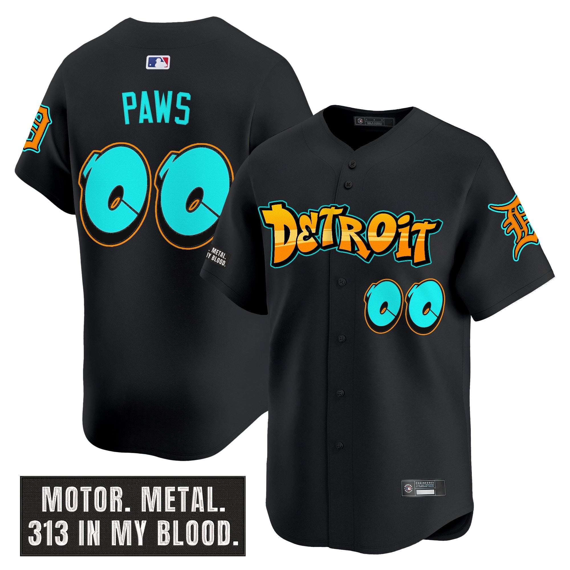 Men’s Detroit ‘Graffiti Motor City Edition’ Vapor Premier Limited Jersey