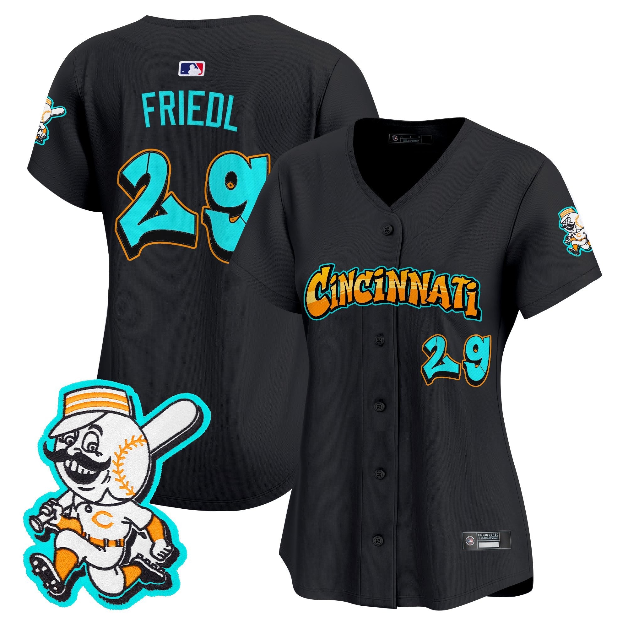 Women’s Cincinnati ‘Graffiti Queen City Edition’ Vapor Premier Limited Jersey