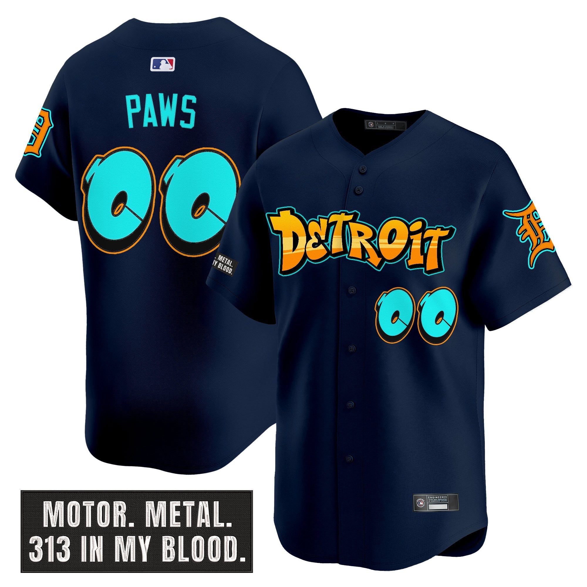 Men’s Detroit ‘Graffiti Motor City Edition’ Vapor Premier Limited Jersey