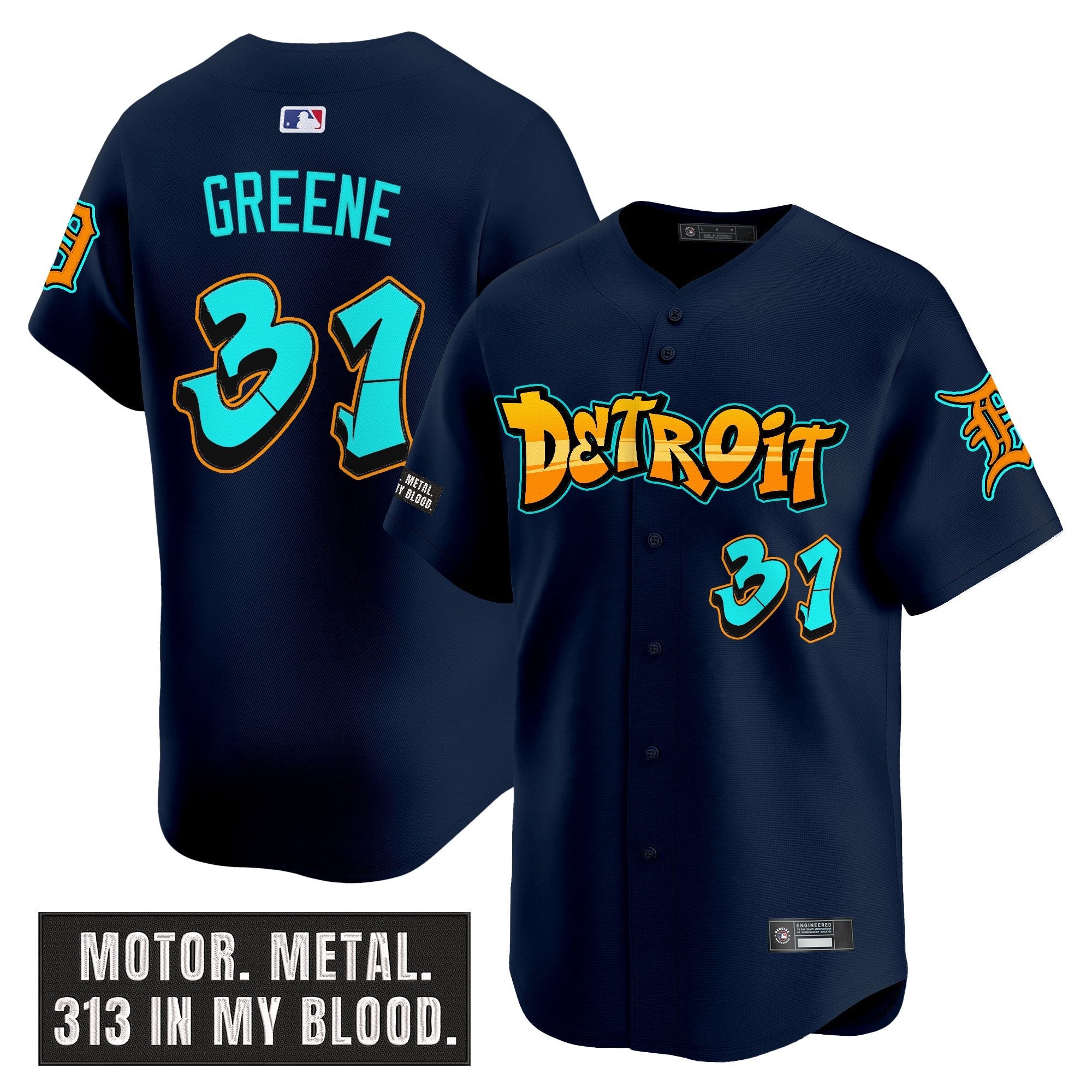 Men’s Detroit ‘Graffiti Motor City Edition’ Vapor Premier Limited Jersey