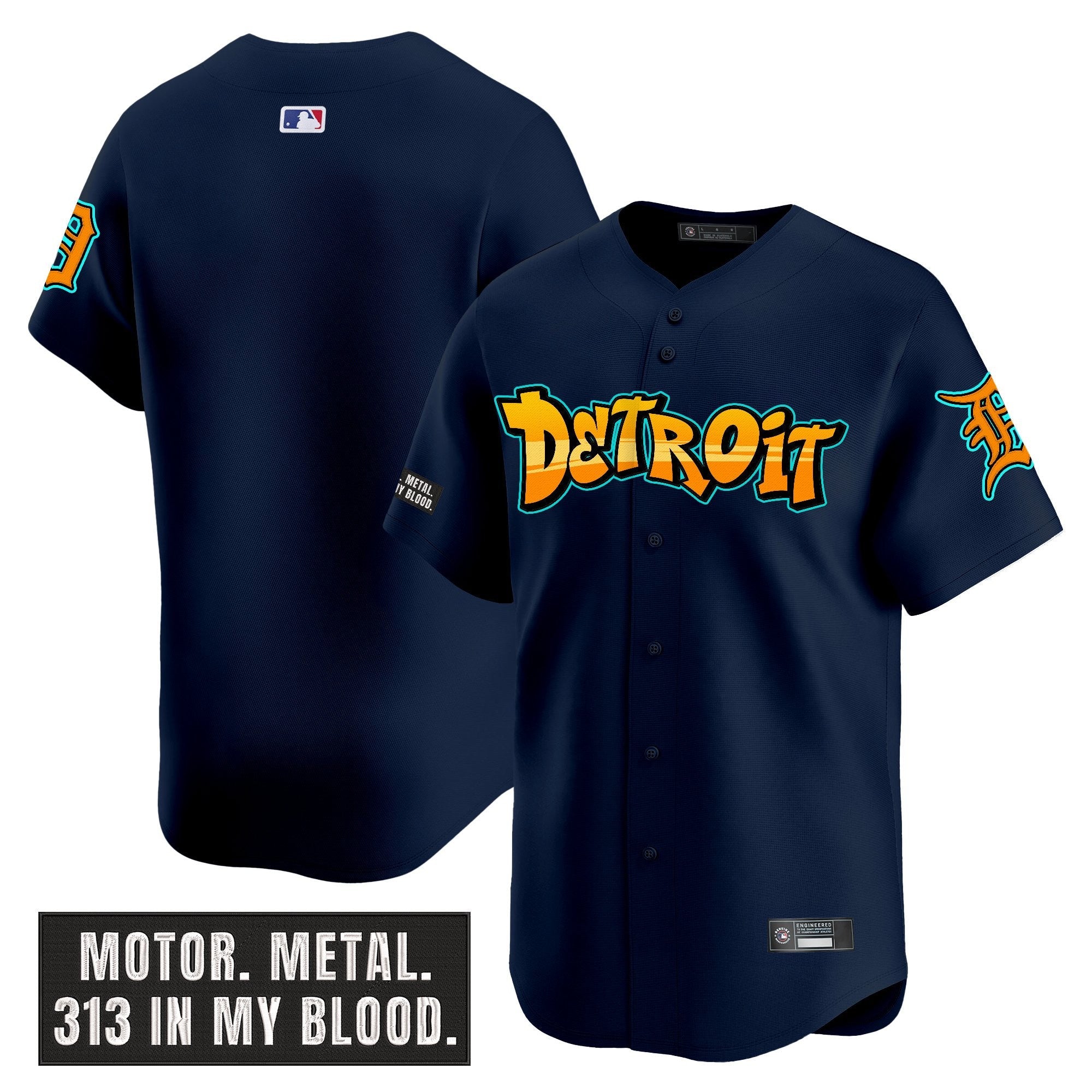 Men’s Detroit ‘Graffiti Motor City Edition’ Vapor Premier Limited Jersey