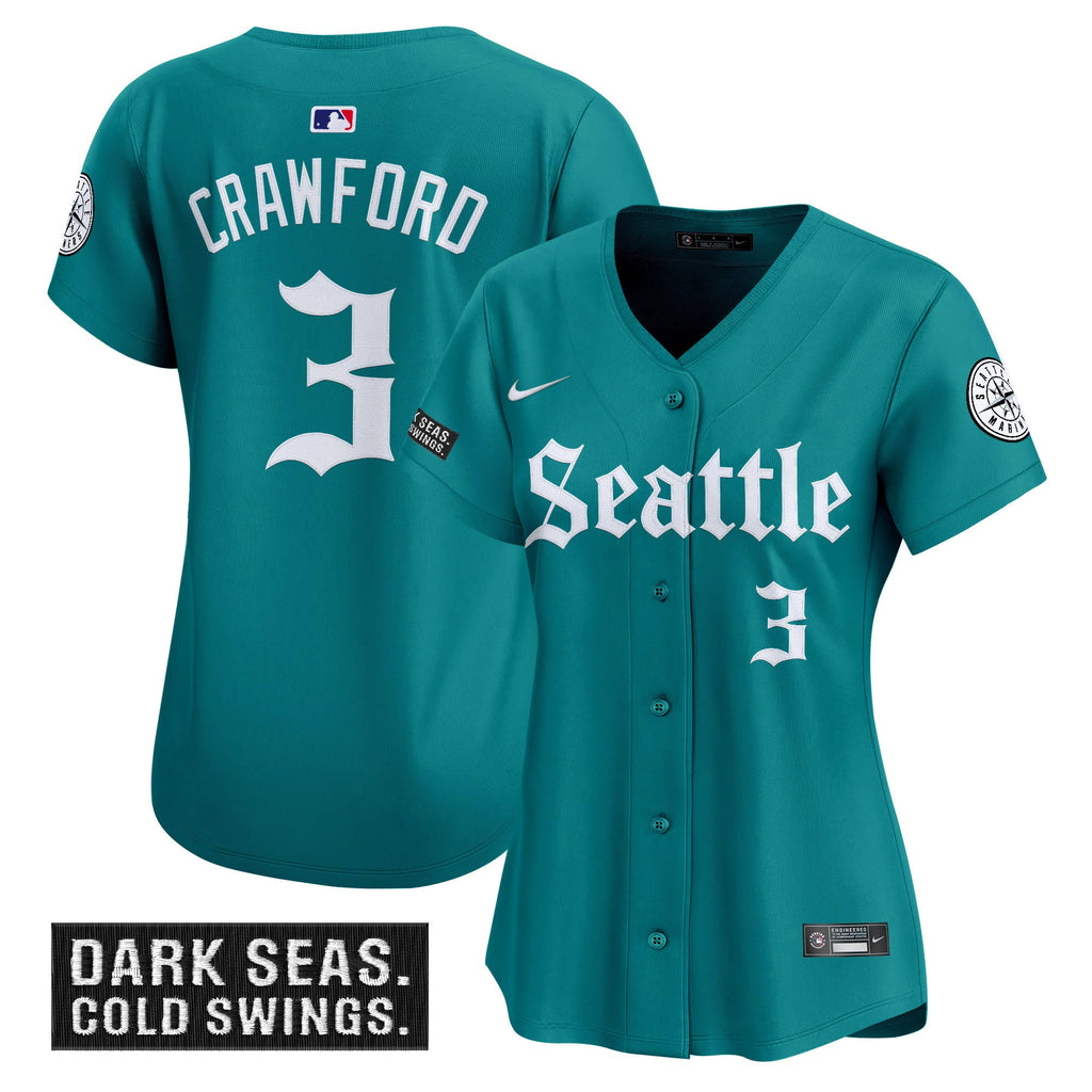 Women’s Seattle ‘Deep Sea Gothic Edition’ Vapor Premier Limited Jersey