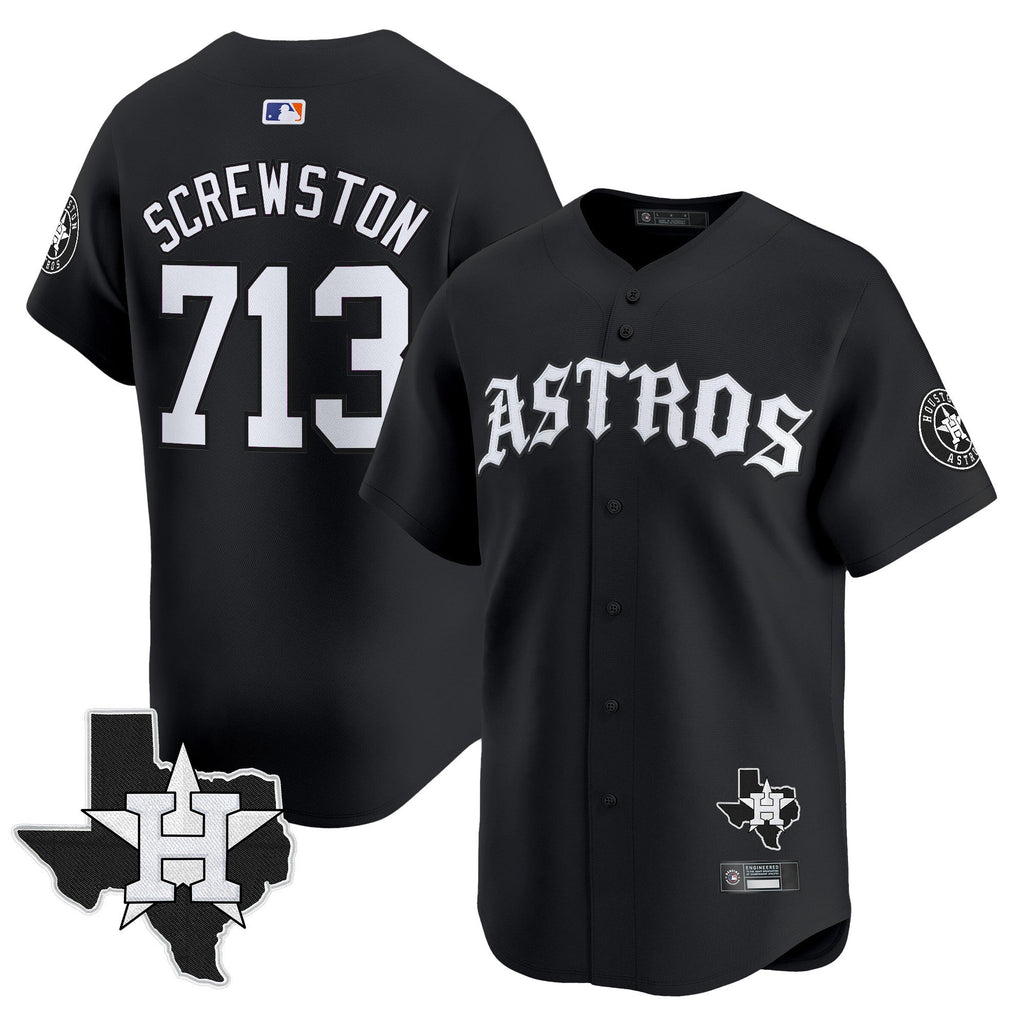 Men’s Houston ‘Old English Edition’ Vapor Premier Limited Jersey