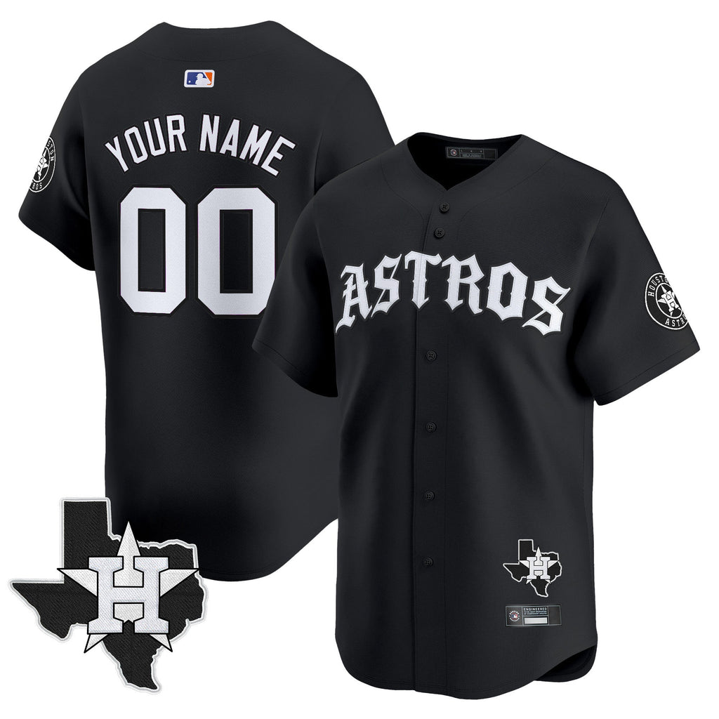 Houston ‘Old English Edition’ Vapor Premier Limited Custom Jersey