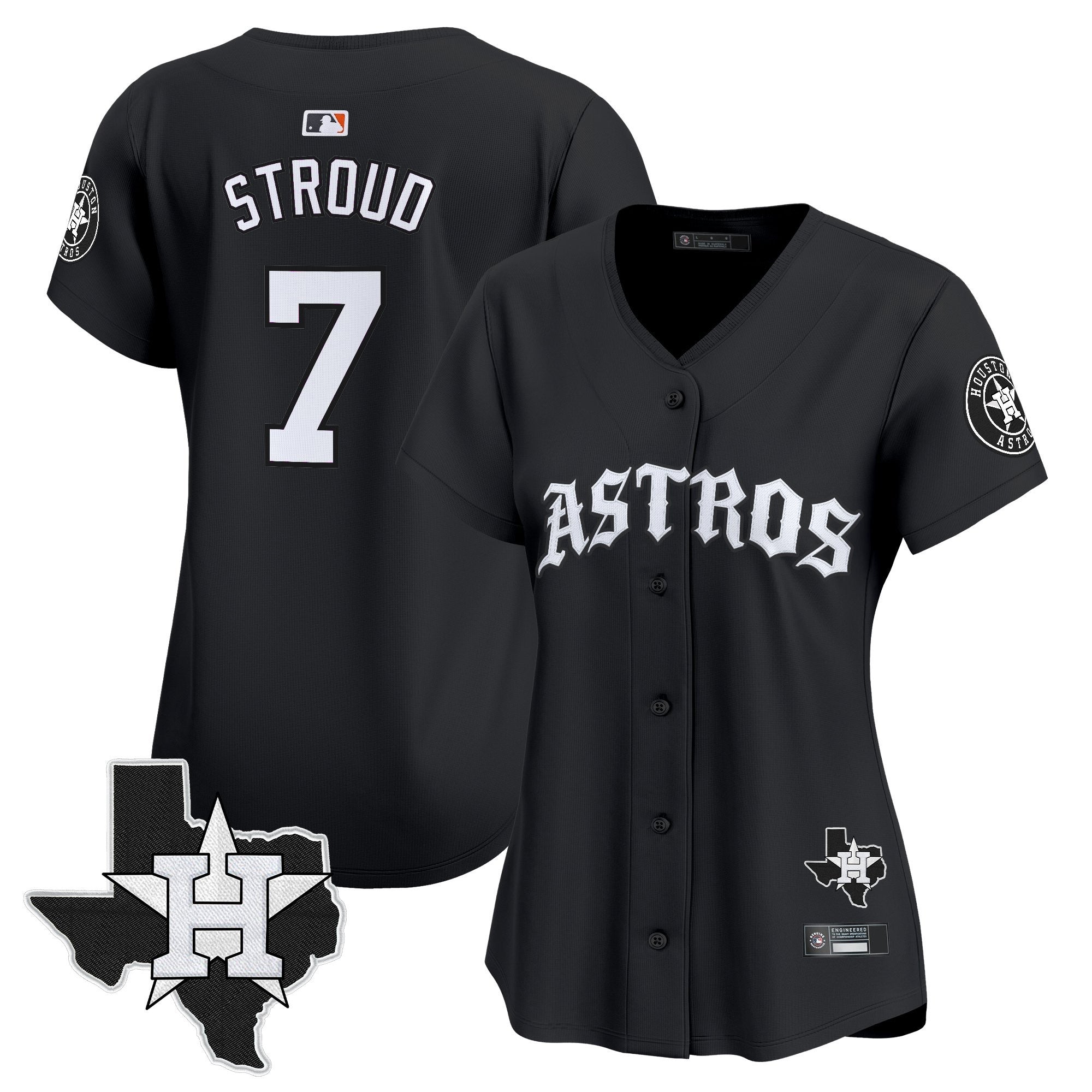 Women’s Houston ‘Old English Edition’ Vapor Premier Limited Jersey