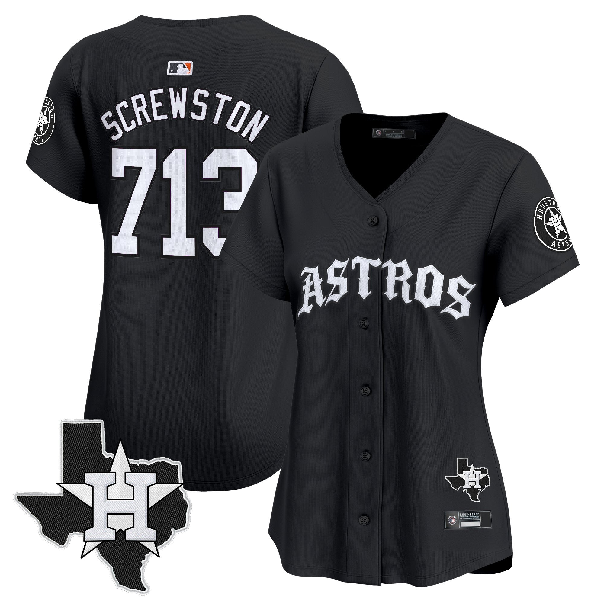 Women’s Houston ‘Old English Edition’ Vapor Premier Limited Jersey