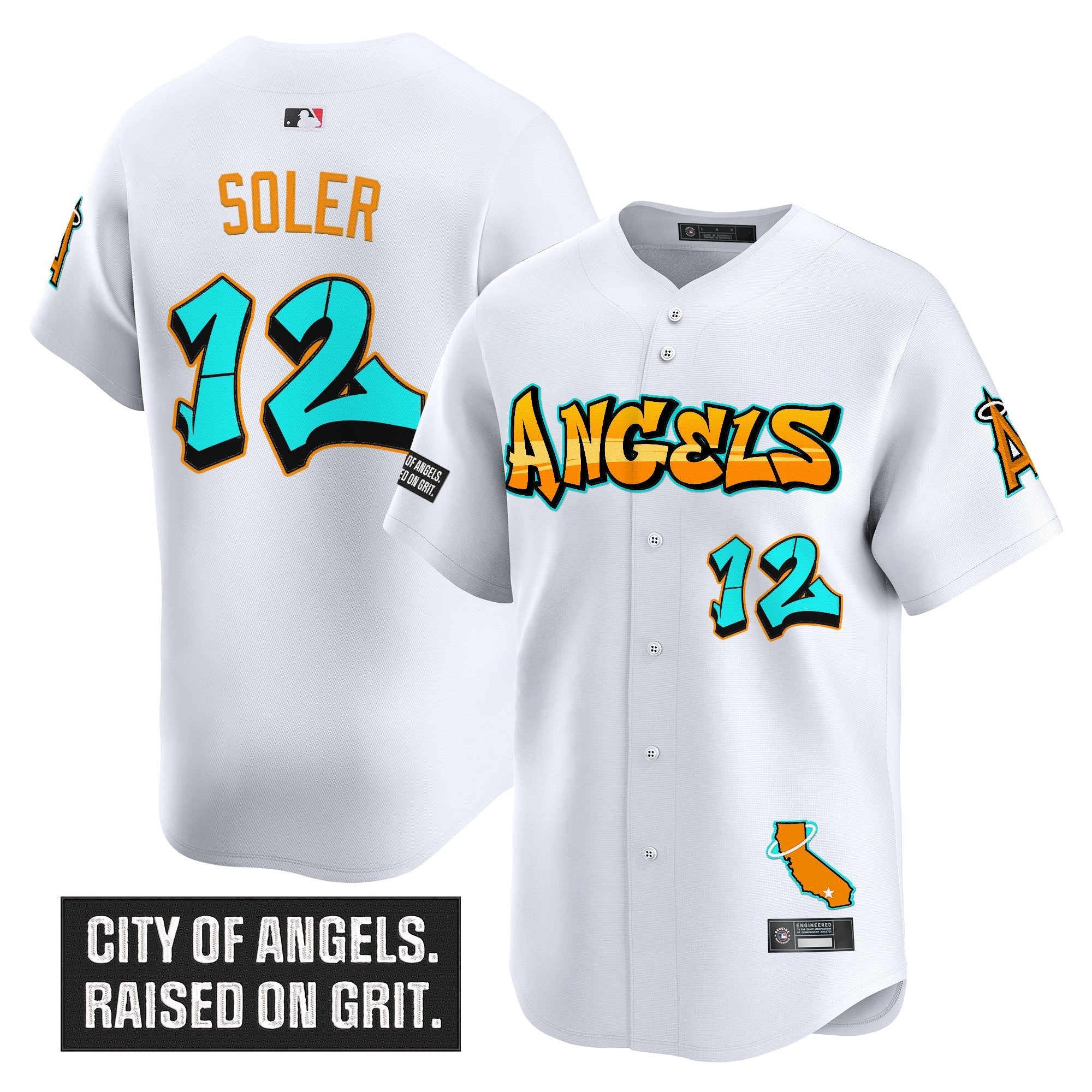 Men’s Los Angeles ‘Graffiti Halo Drop Edition’ Vapor Premier Limited Jersey