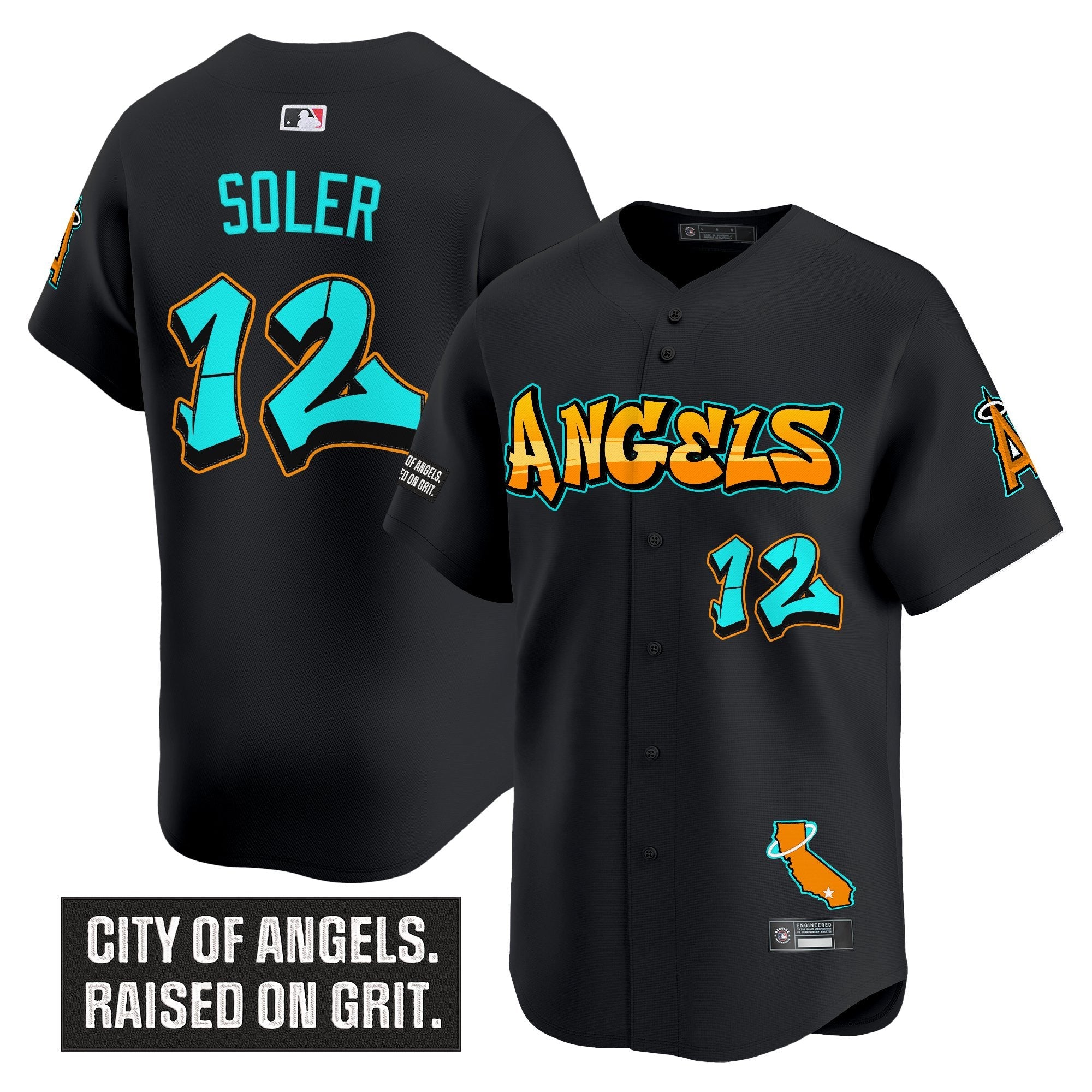 Men’s Los Angeles ‘Graffiti Halo Drop Edition’ Vapor Premier Limited Jersey