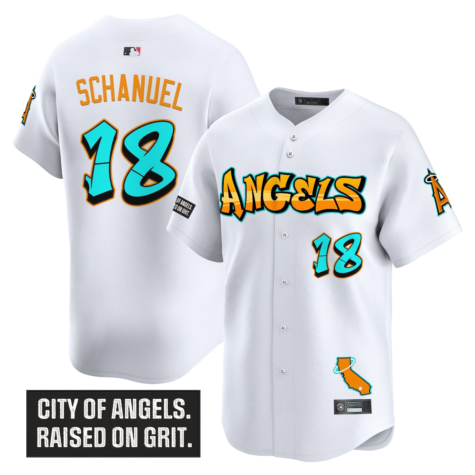 Men’s Los Angeles ‘Graffiti Halo Drop Edition’ Vapor Premier Limited Jersey