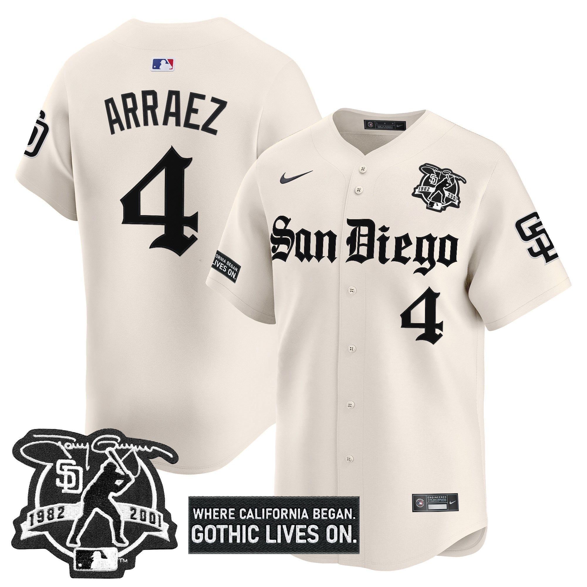 Men’s San Diego ‘Gothic Edition’ Vapor Premier Limited Jersey