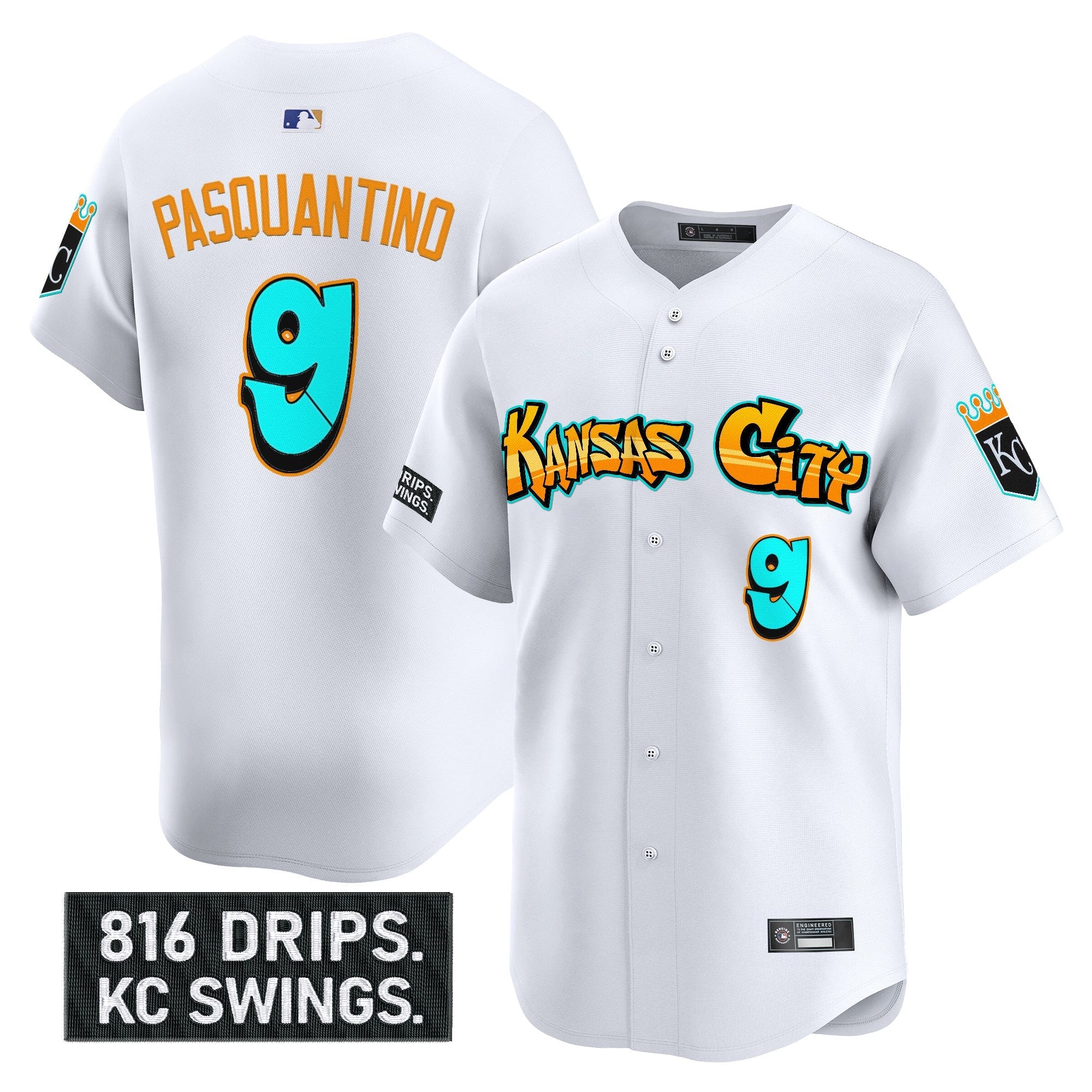 Men’s Kansas City ‘Graffiti Crown Drop Edition’ Vapor Premier Limited Jersey