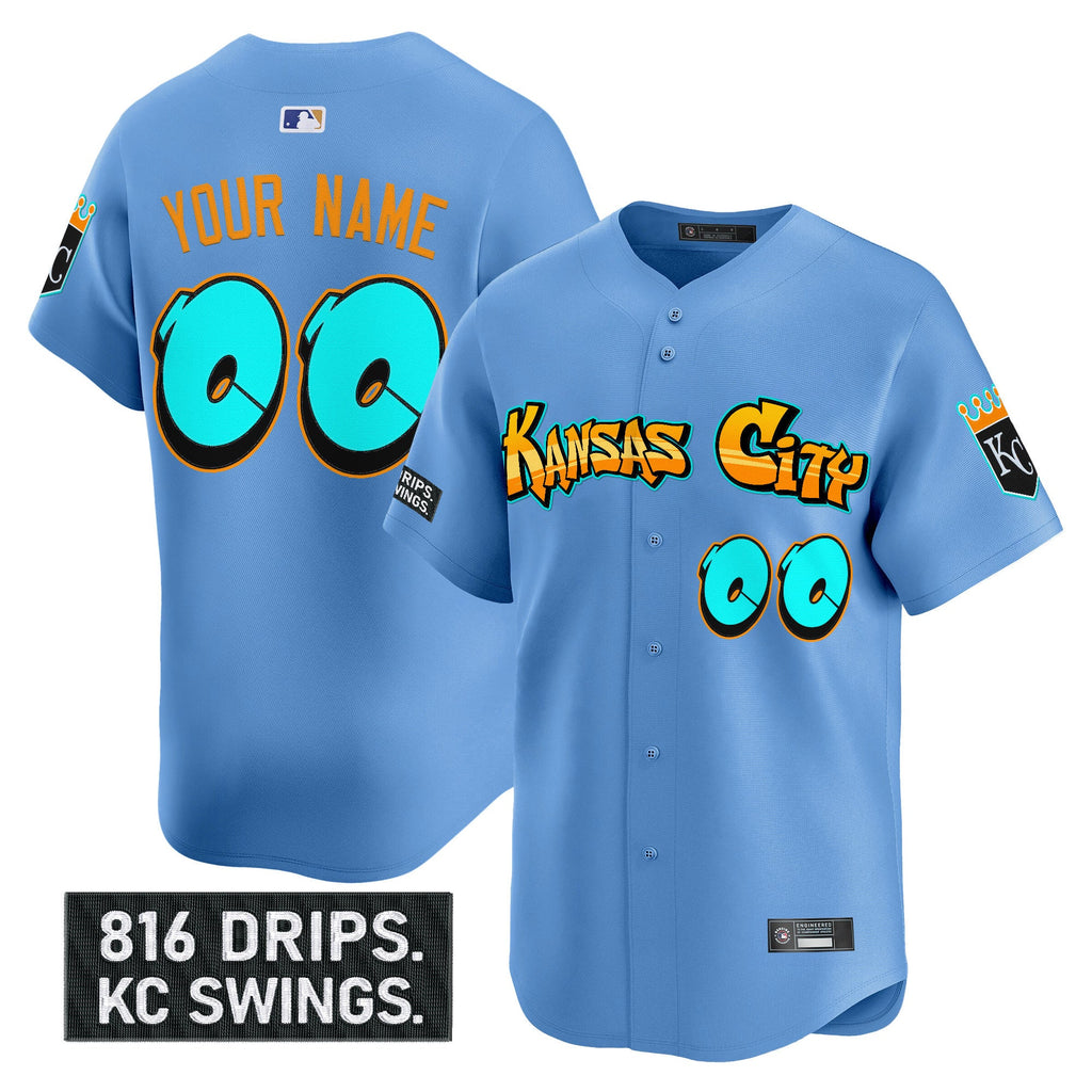 Kansas City ‘Graffiti Crown Drop Edition’ Vapor Premier Limited Custom Jersey