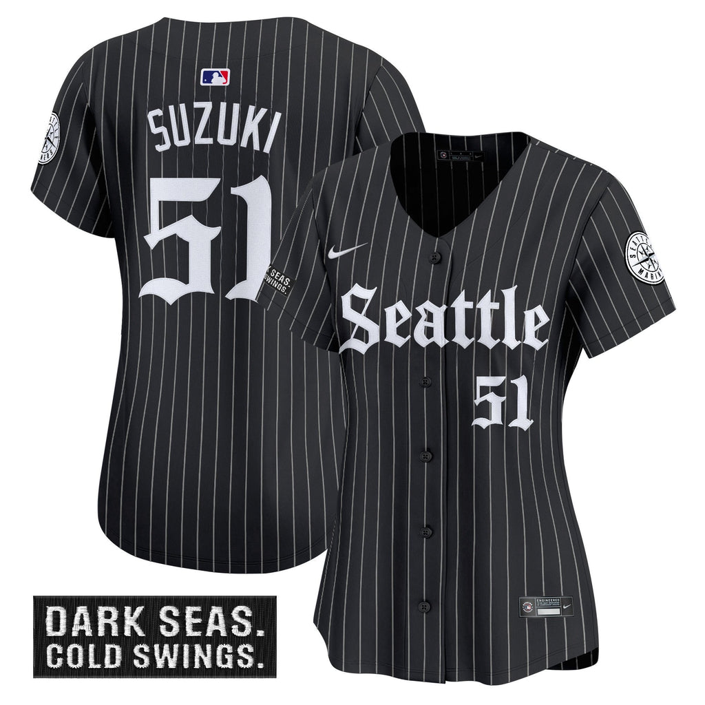 Women’s Seattle ‘Deep Sea Gothic Edition’ Vapor Premier Limited Jersey
