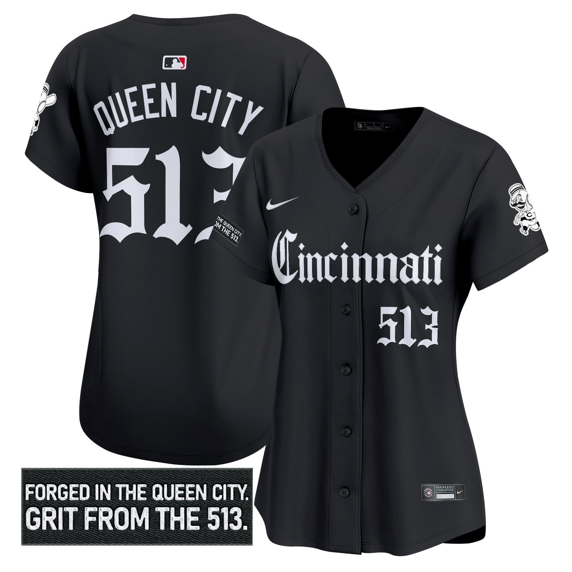 Women’s Cincinnati ‘Gothic Queen City Edition’ Vapor Premier Limited Jersey