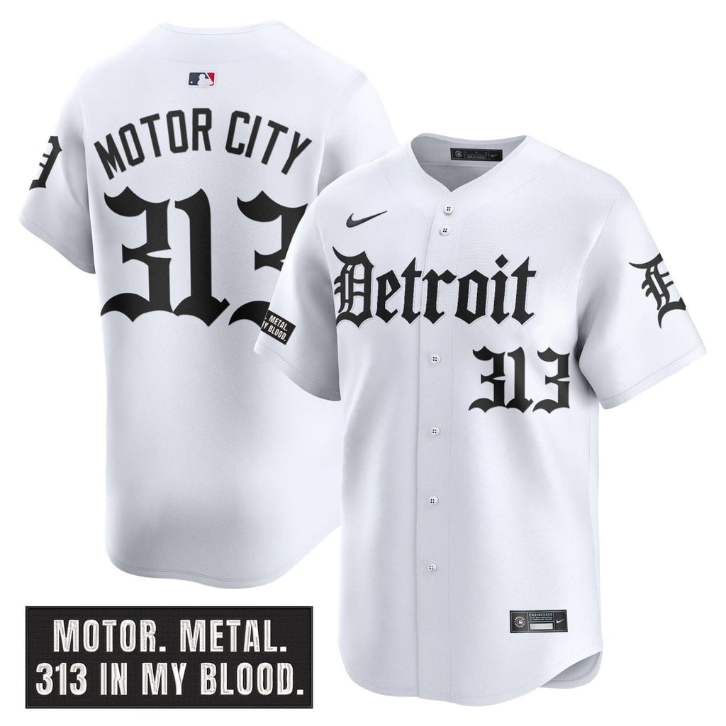 Men’s Detroit ‘Motor Gothic Edition’ Vapor Premier Limited Jersey