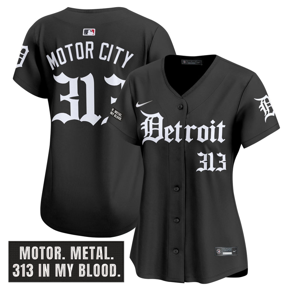 Women’s Detroit ‘Motor Gothic Edition’ Vapor Premier Limited Jersey