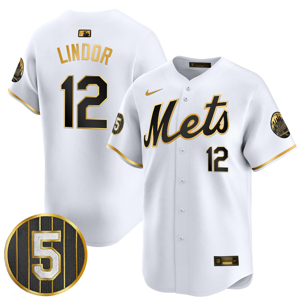 Men’s #5 David Wright Number Retirement Patch Vapor Premier Limited Jersey