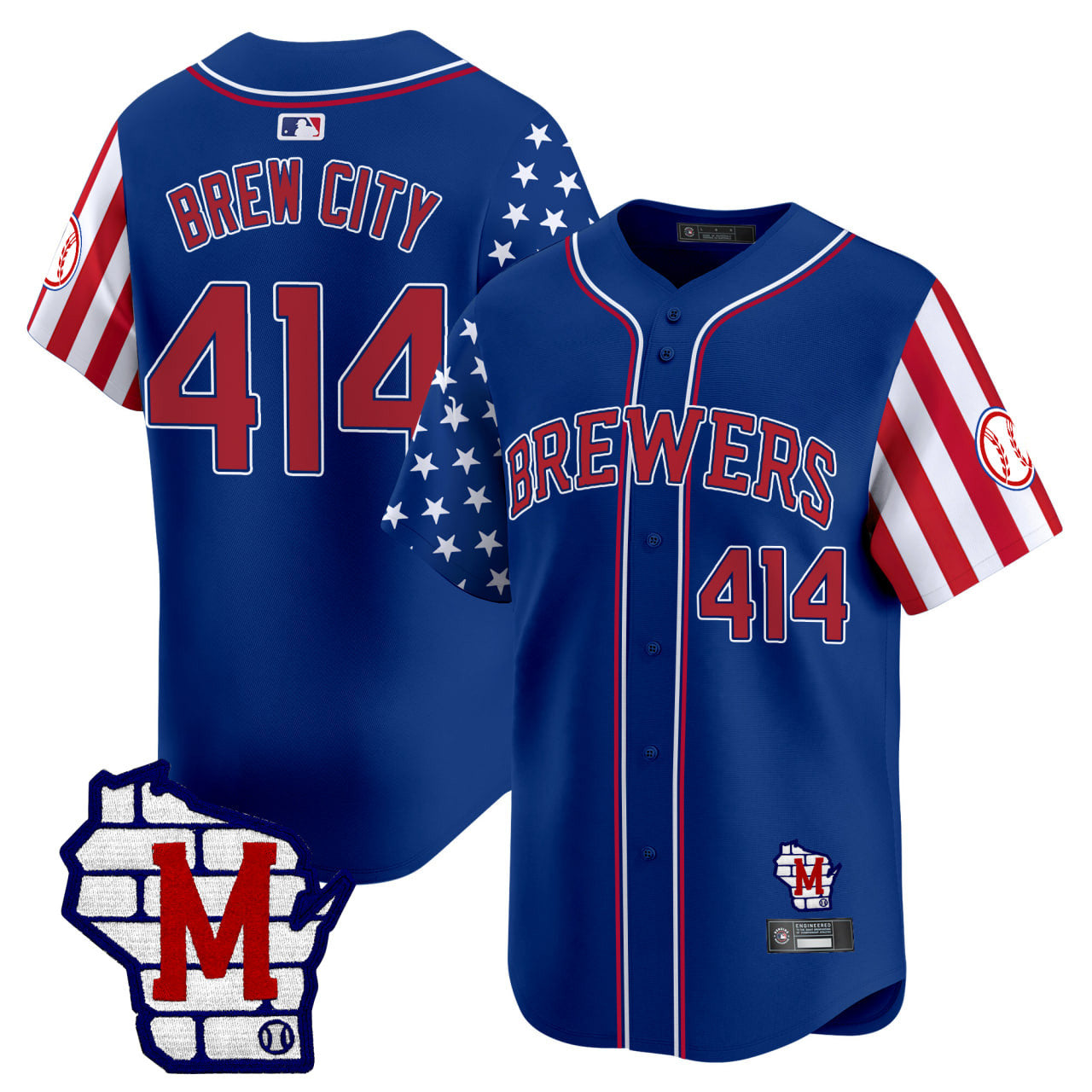 Men’s Milwaukee 2025 Independence Day Vapor Premier Limited Jersey