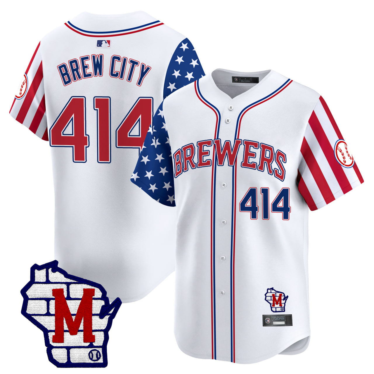Men’s Milwaukee 2025 Independence Day Vapor Premier Limited Jersey