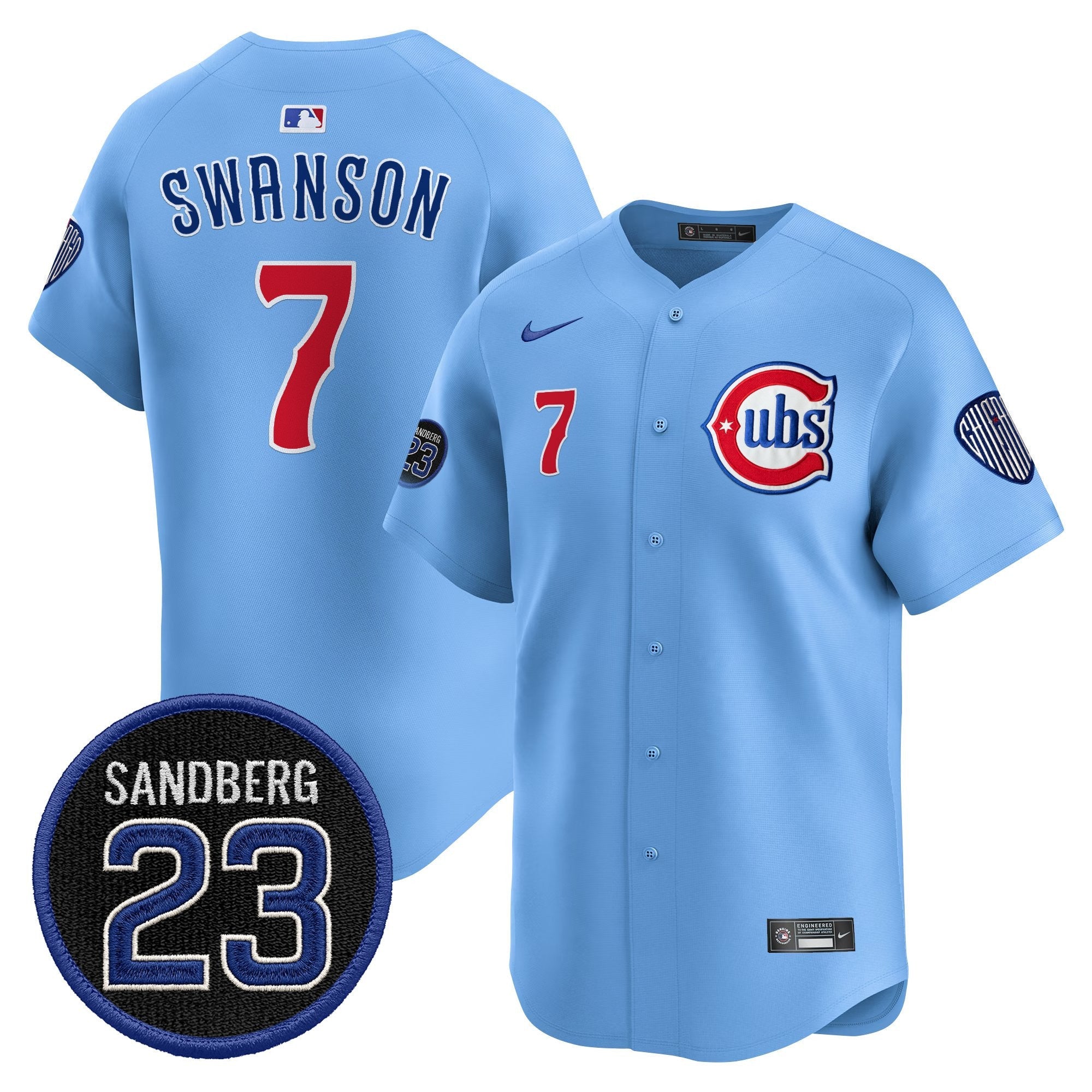Men’s Chicago ‘Ryne Sandberg Tribute’ Vapor Premier Limited Jersey V2