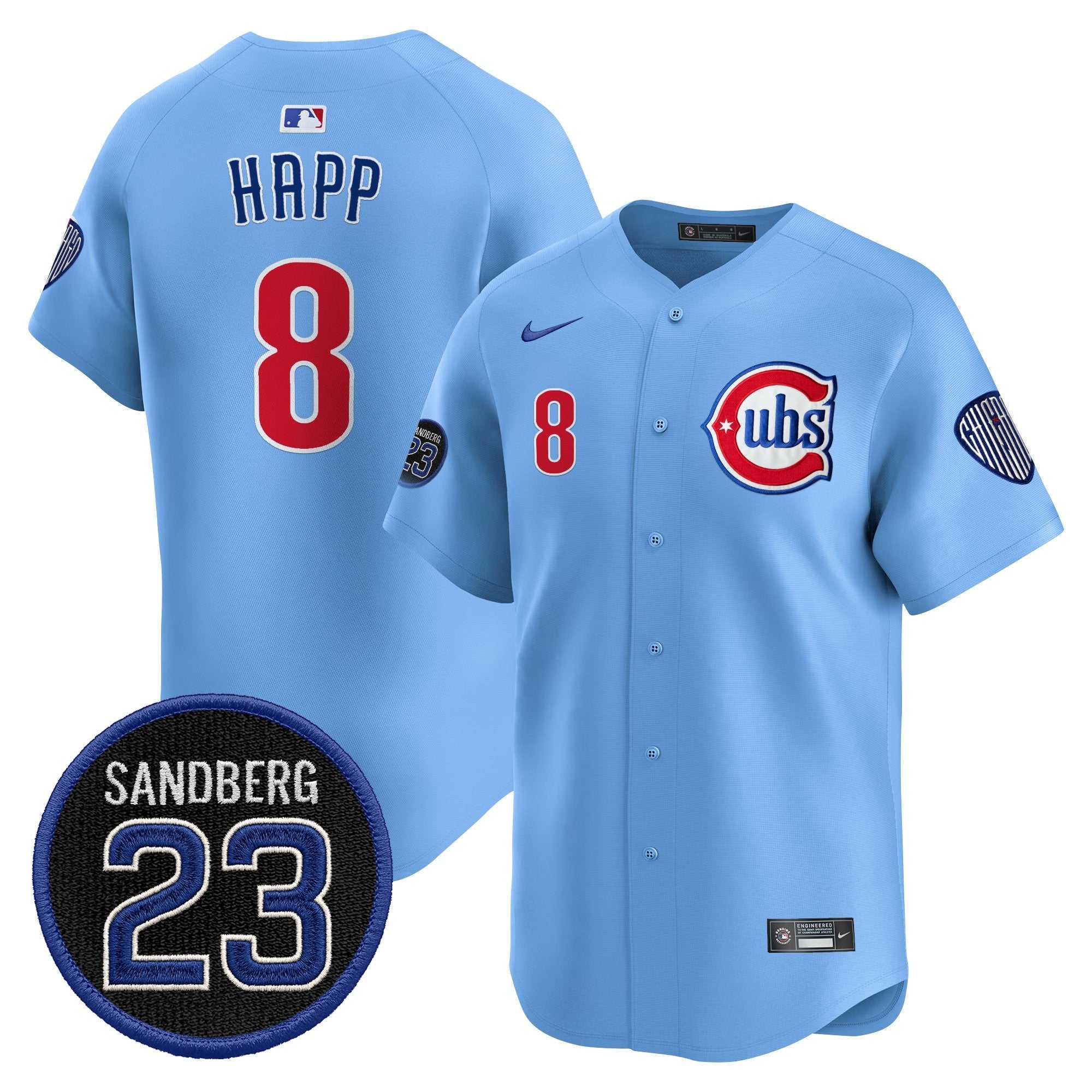 Men’s Chicago ‘Ryne Sandberg Tribute’ Vapor Premier Limited Jersey V2