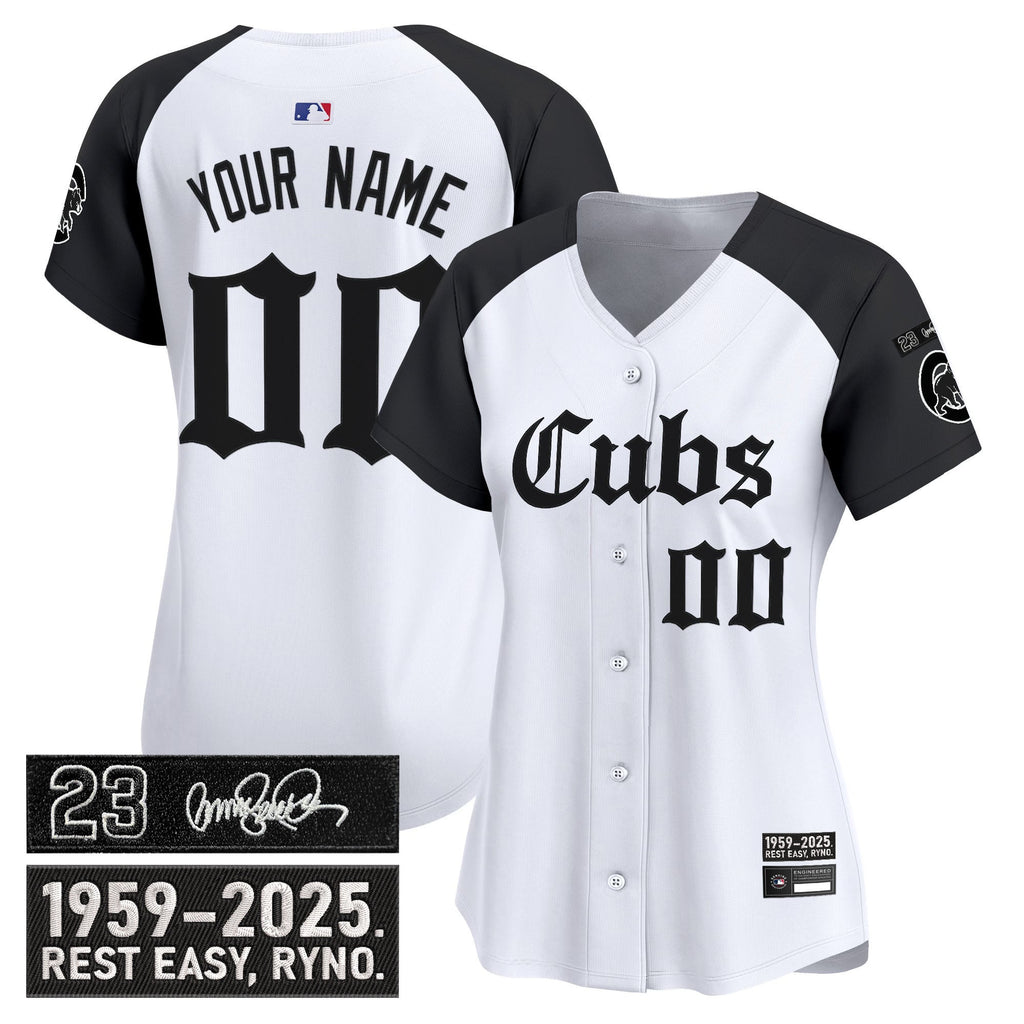 Chicago ‘Ryne Sandberg Tribute’ Vapor Premier Limited Custom Jersey – Gothic Edition