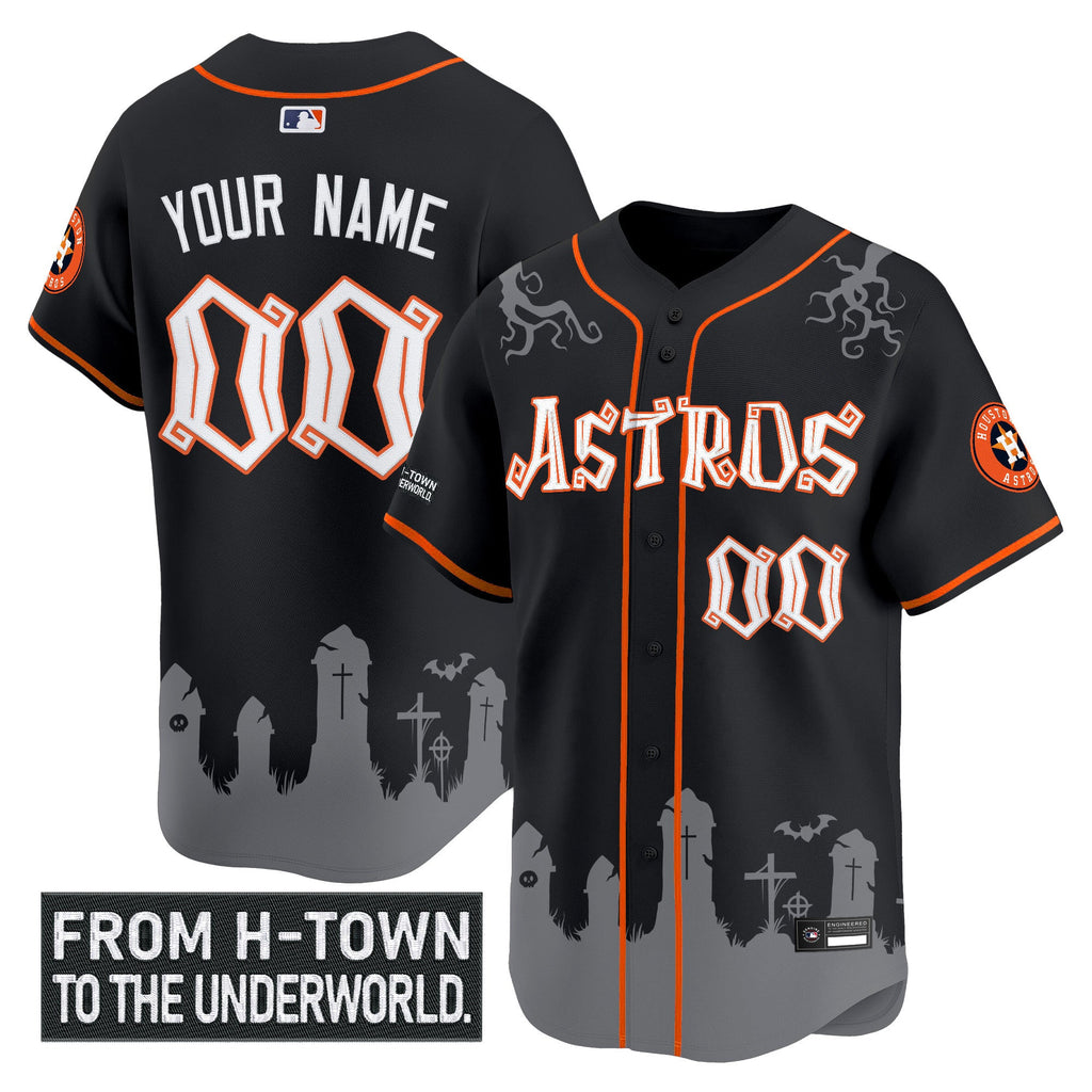 Houston ‘Halloween Shadows Edition’ Vapor Premier Limited Custom Jersey – Stitched
