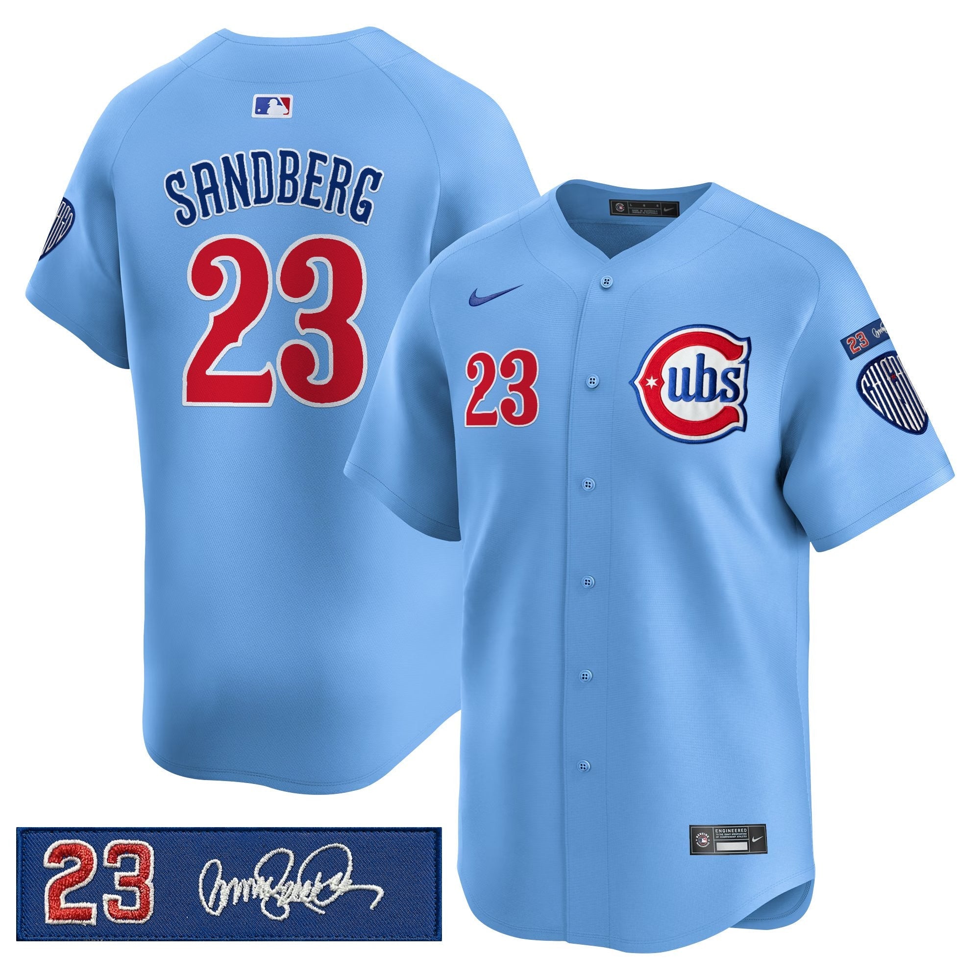 Men’s Chicago ‘Ryne Sandberg Tribute’ Vapor Premier Limited Jersey V3