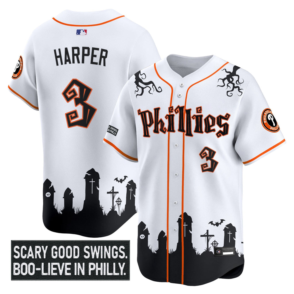 Men’s Philadelphia ‘Halloween Spooky Edition’ Premier Limited Jersey – Stitched