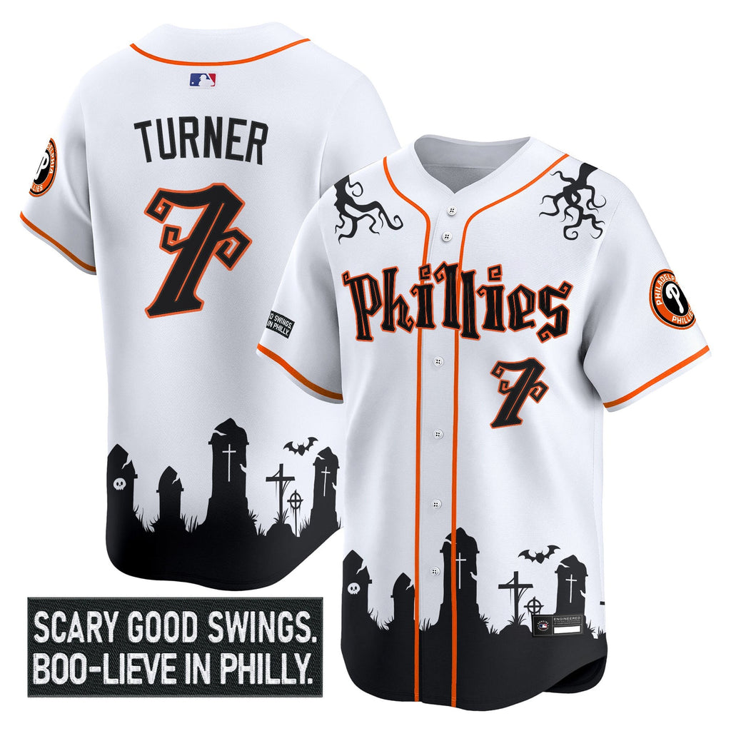 Men’s Philadelphia ‘Halloween Spooky Edition’ Premier Limited Jersey – Stitched