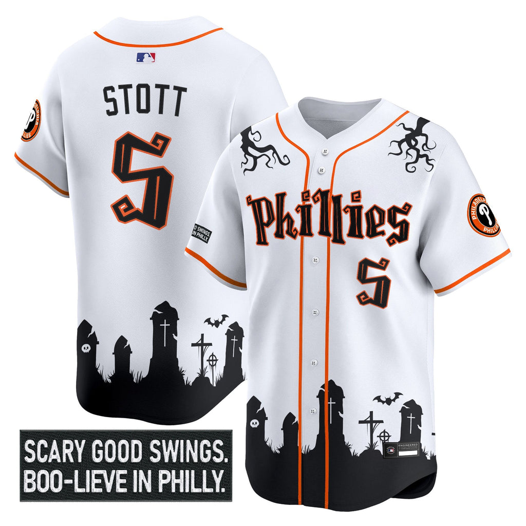 Men’s Philadelphia ‘Halloween Spooky Edition’ Premier Limited Jersey – Stitched