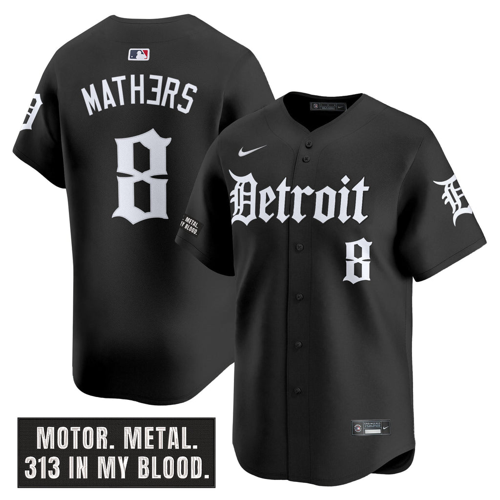 Men’s Detroit ‘Motor Gothic Edition’ Vapor Premier Limited Jersey
