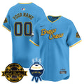 Milwaukee Bob Uecker Patch Vapor Limited Custom Jersey