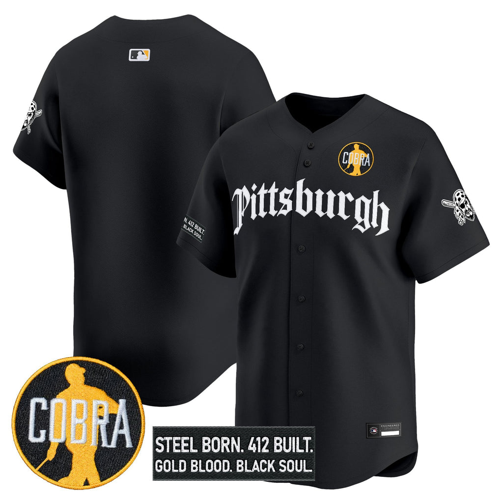 Men’s Pittsburgh ‘Dave Parker Cobra Patch’ Vapor Premier Limited Jersey
