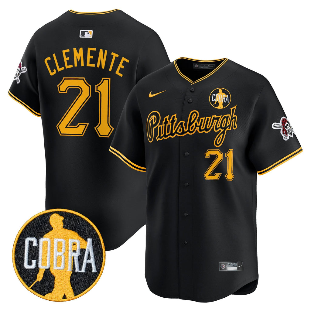 Men’s Pittsburgh ‘Dave Parker Cobra Patch’ Vapor Premier Limited Jersey