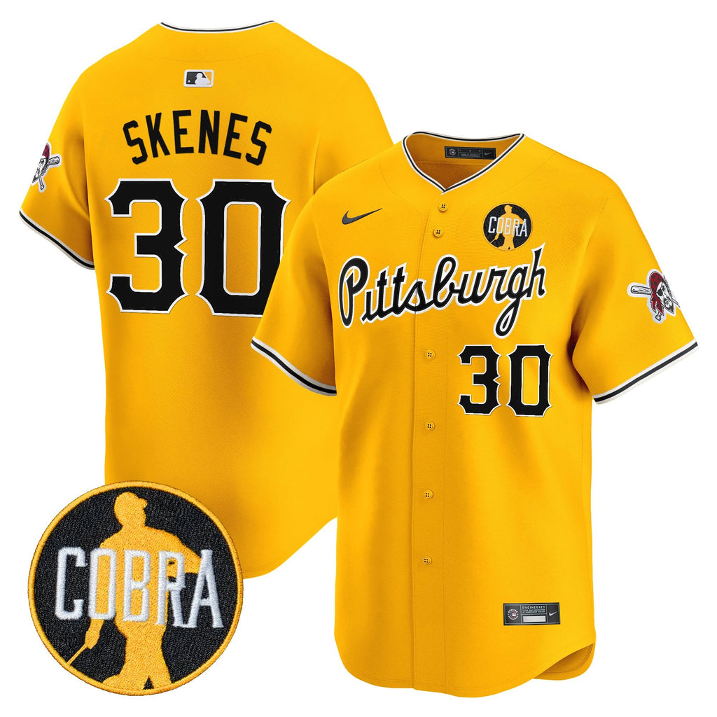 Men’s Pittsburgh ‘Dave Parker Cobra Patch’ Vapor Premier Limited Jersey