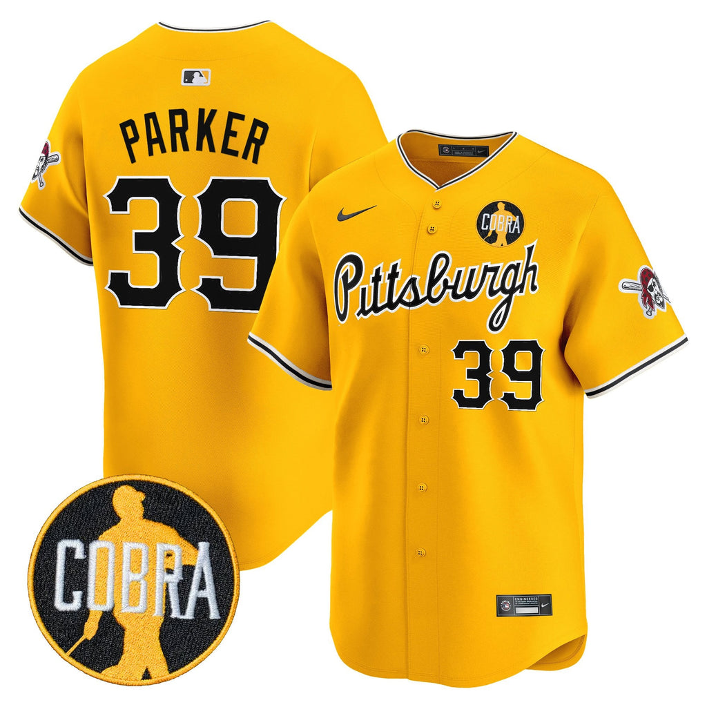 Men’s Pittsburgh ‘Dave Parker Cobra Patch’ Vapor Premier Limited Jersey