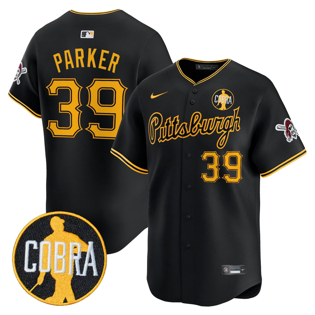 Men’s Pittsburgh ‘Dave Parker Cobra Patch’ Vapor Premier Limited Jersey