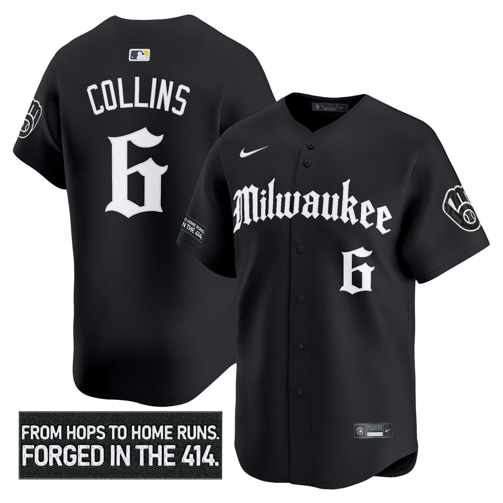 Men’s Milwaukee ‘Gothic 414 Shadows Edition’ Vapor Premier Limited Jersey